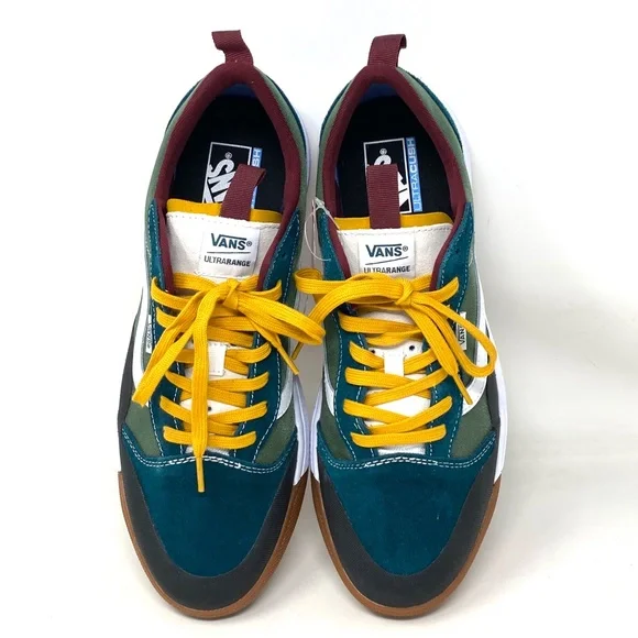 VANS UltraRange EXO Shoes Low Top Green Men’s Suede Size Sneakers VN0A4UWM60Q - Picture 7 of 9